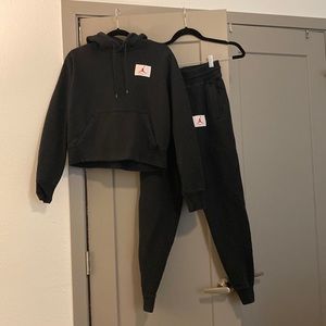 Jordan Flight Sweatsuit Black XS